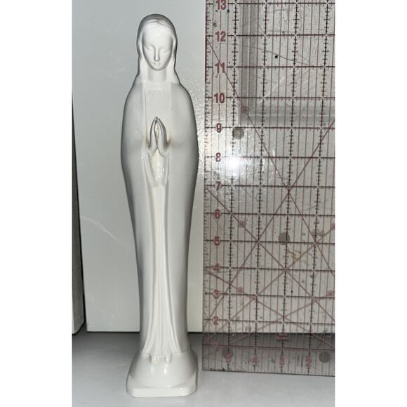 Vintage Modonna Blessed Virgin Mary figurine 12” R.R. Roman Japan - Picture 1 of 5